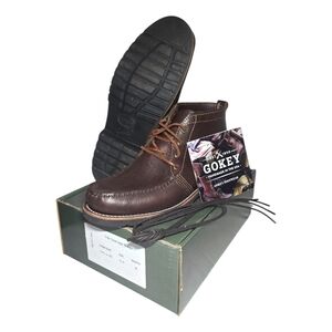 *SOLD* NWT Gokey Sauvage Hiker  Boot Brown Leather Men’s Size 11.5 D